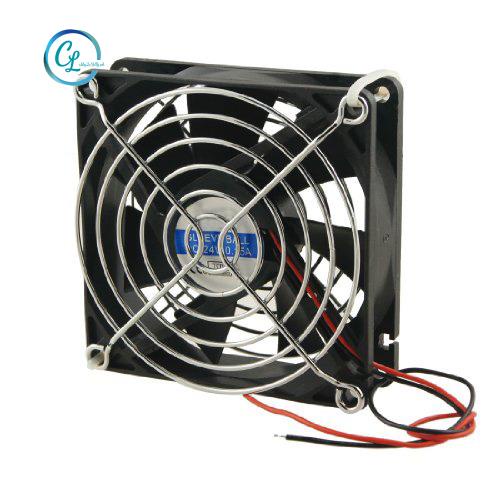 Quạt Tản Nhiệt CPU 24V Màu Đen Bằng Nhựa Và Kim Loại Bảo Vệ Ngón Tay