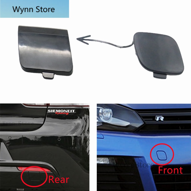 ♣♣Dành Cho VW Golf R20 MK6 6 Rline 2009-2013 Phía Trước Phía Sau Ốp Lưng Kéo Móc Mắt Wynn Store
