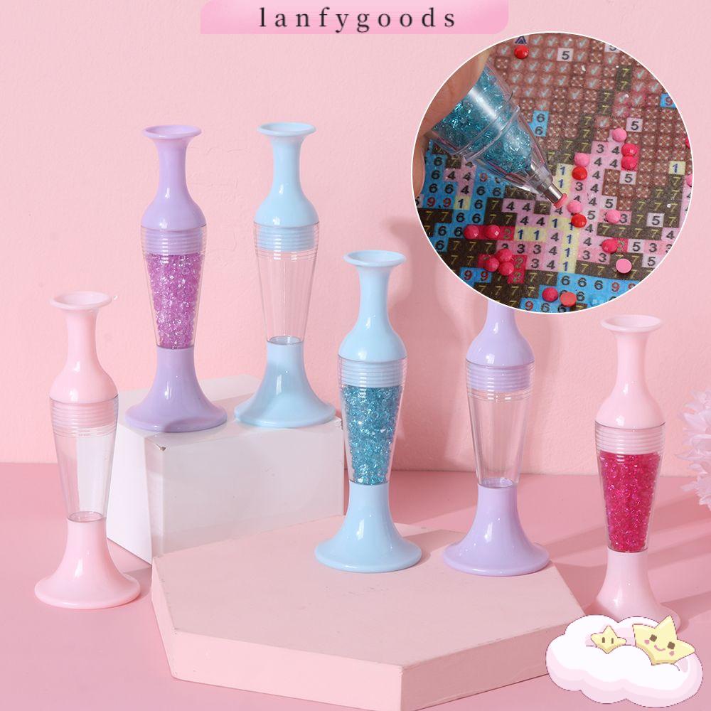 Bộ Tranh Đính Đá 5D Họa Tiết Chậu Hoa Xinh Xắn Độc Đáo DIY