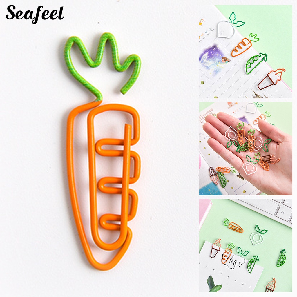 Bộ 32 Kẹp Giấy Hình Cà Rốt Hoạt Hình Sáng Tạo