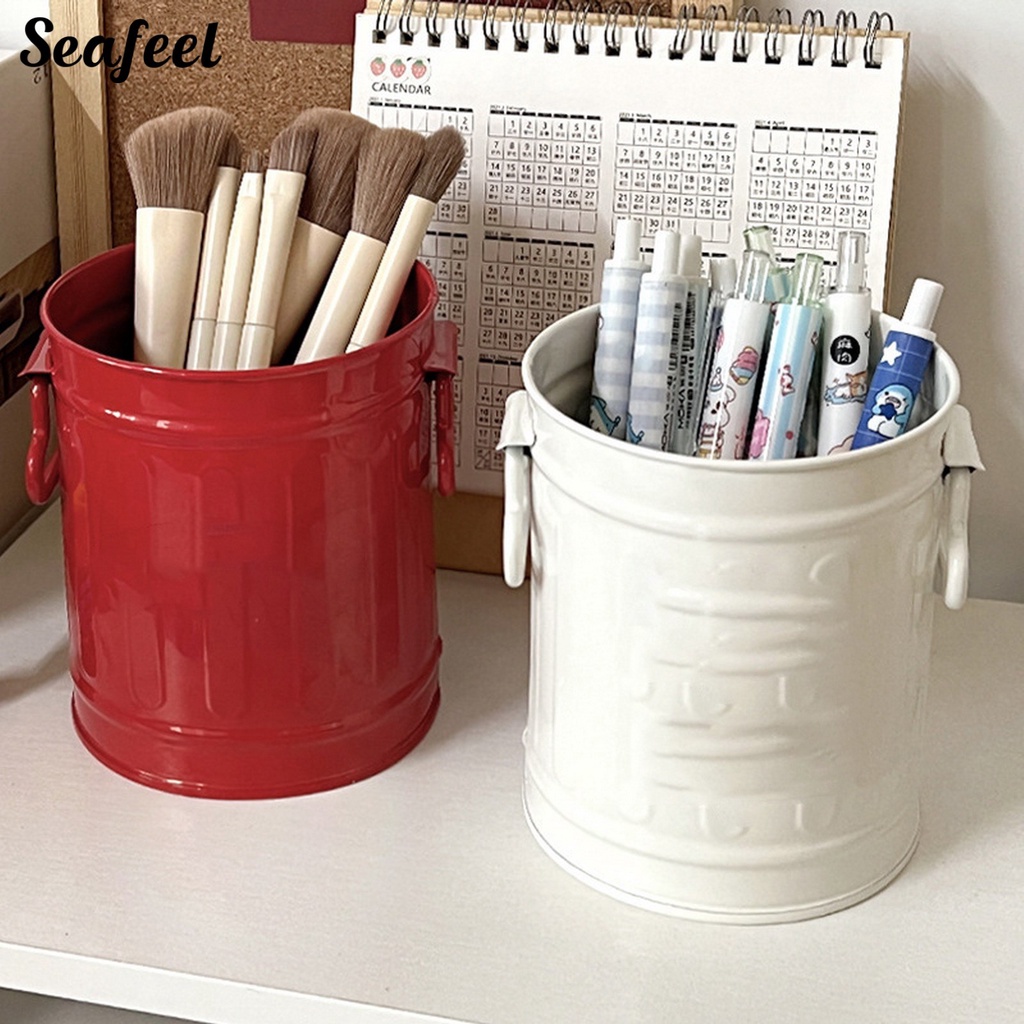 Túi Đựng Bút Chì / Đồ Trang Điểm Đa Năng Sức Chứa Lớn Phong Cách Mỹ Cổ Điển