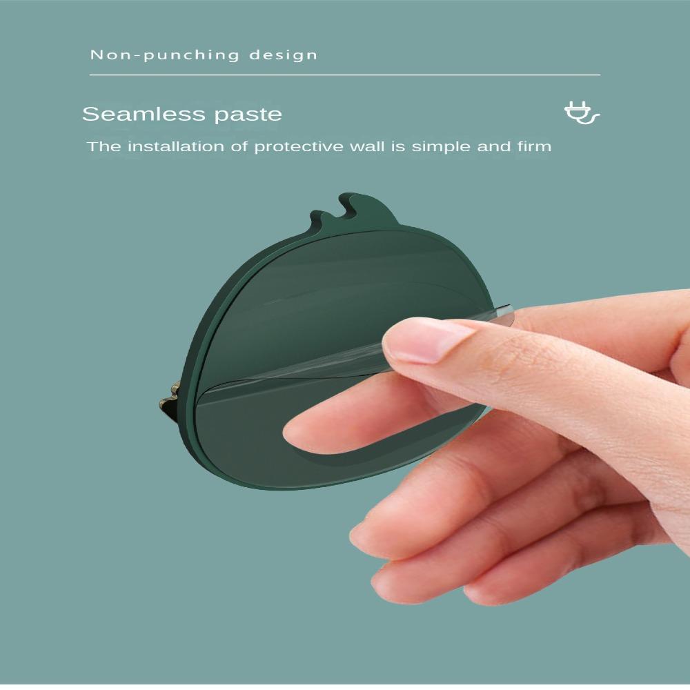 Giá Đỡ Phích Cắm Điện Dán Tường Đa Năng Bằng ABS Kiểu Hoạt Hình Không Đục Lỗ