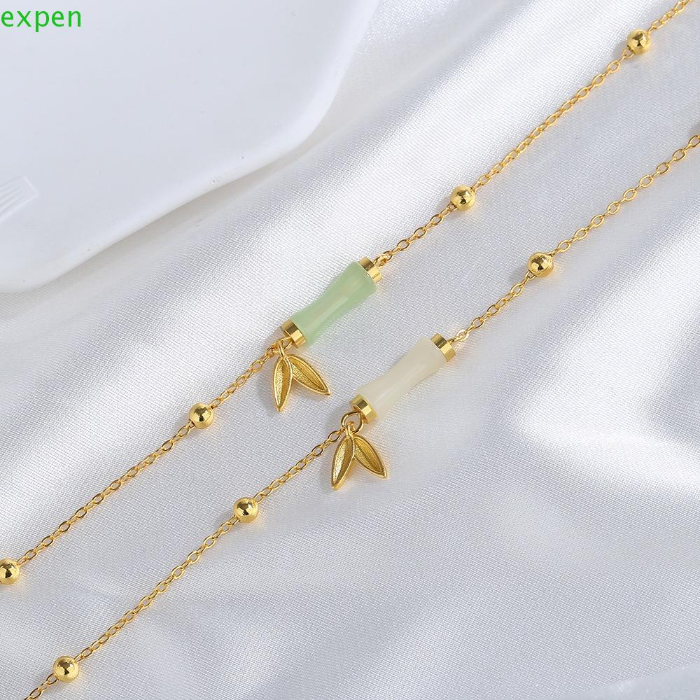 Vòng Đeo Tay Họa Tiết Lá Tre Thời Trang Dành Cho Nam Và Nữ