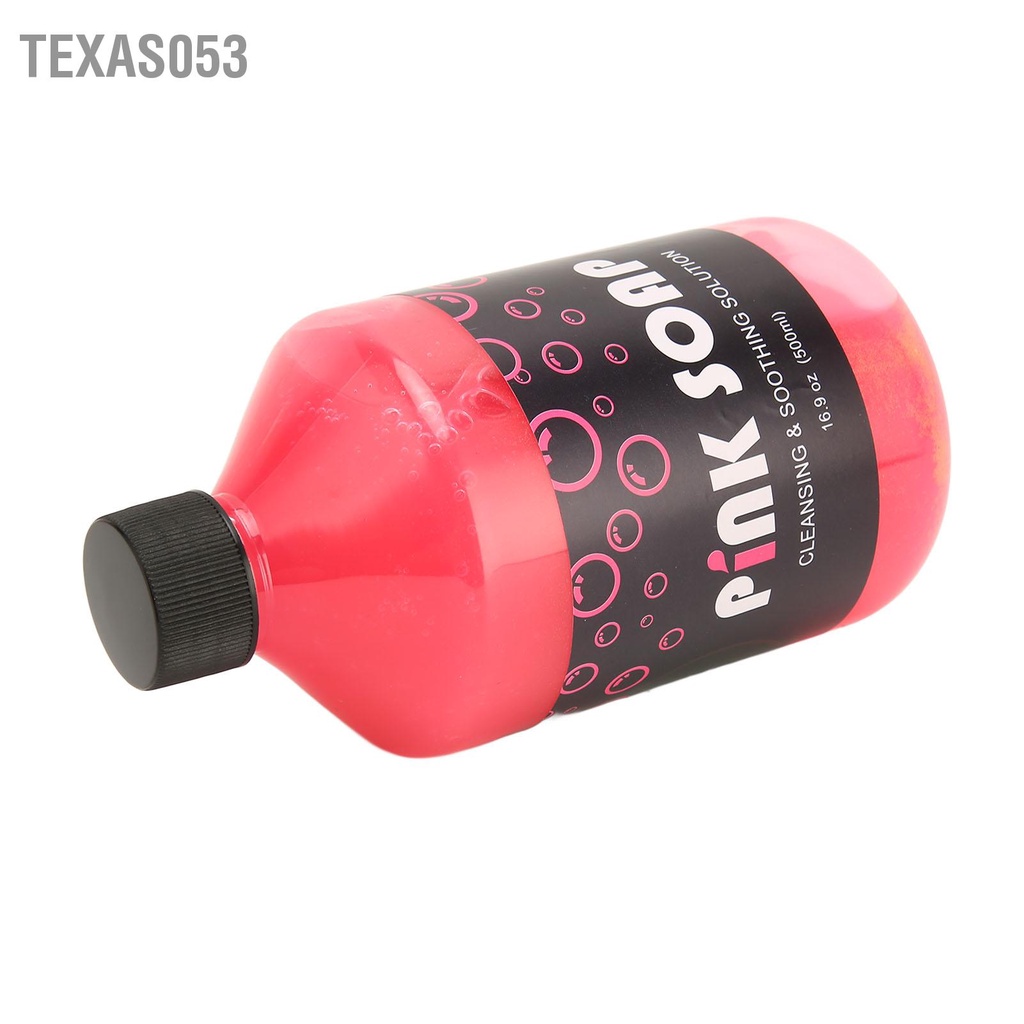 Texas053 500ml xà phòng màu xanh hồng chữa bệnh tập trung làm sạch hình xăm cho người mới dịu