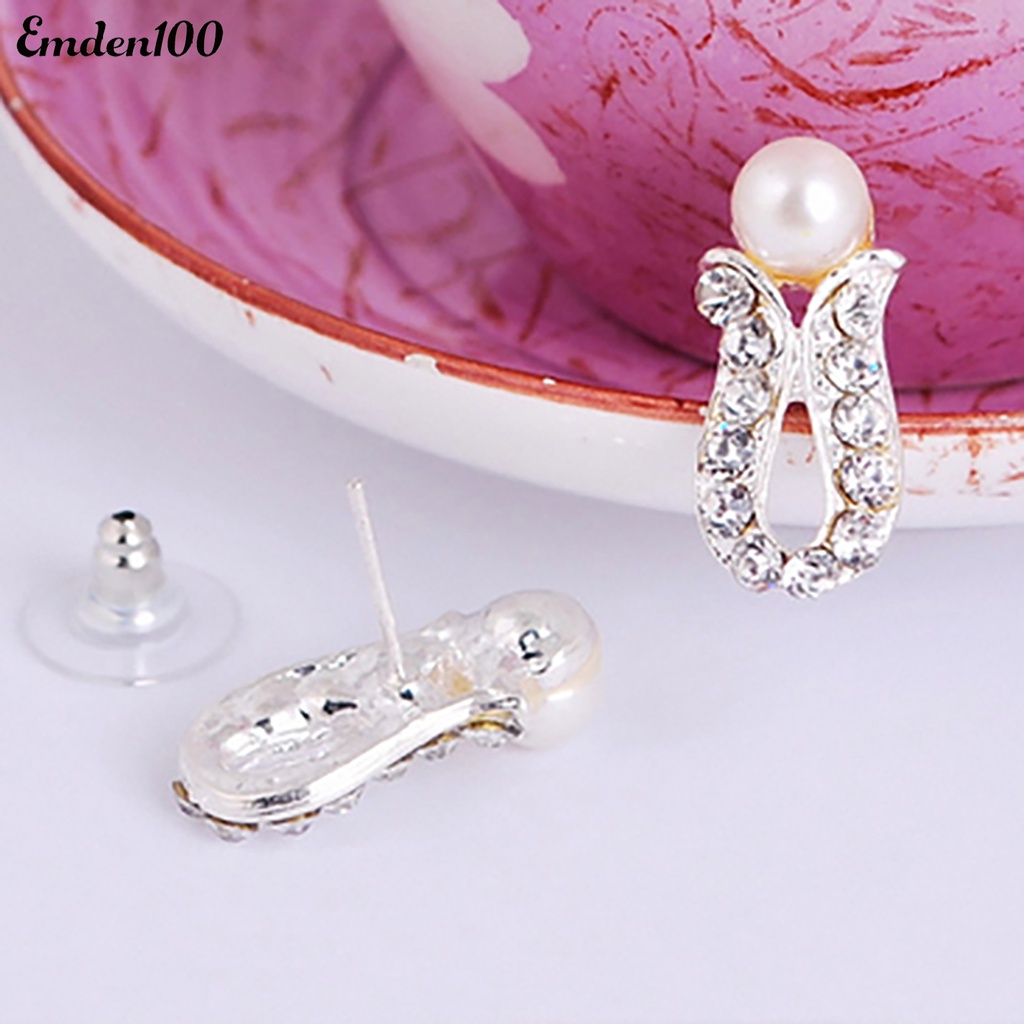 Bộ 3 Trang Sức Kim Loại Đính Đá Sang Trọng