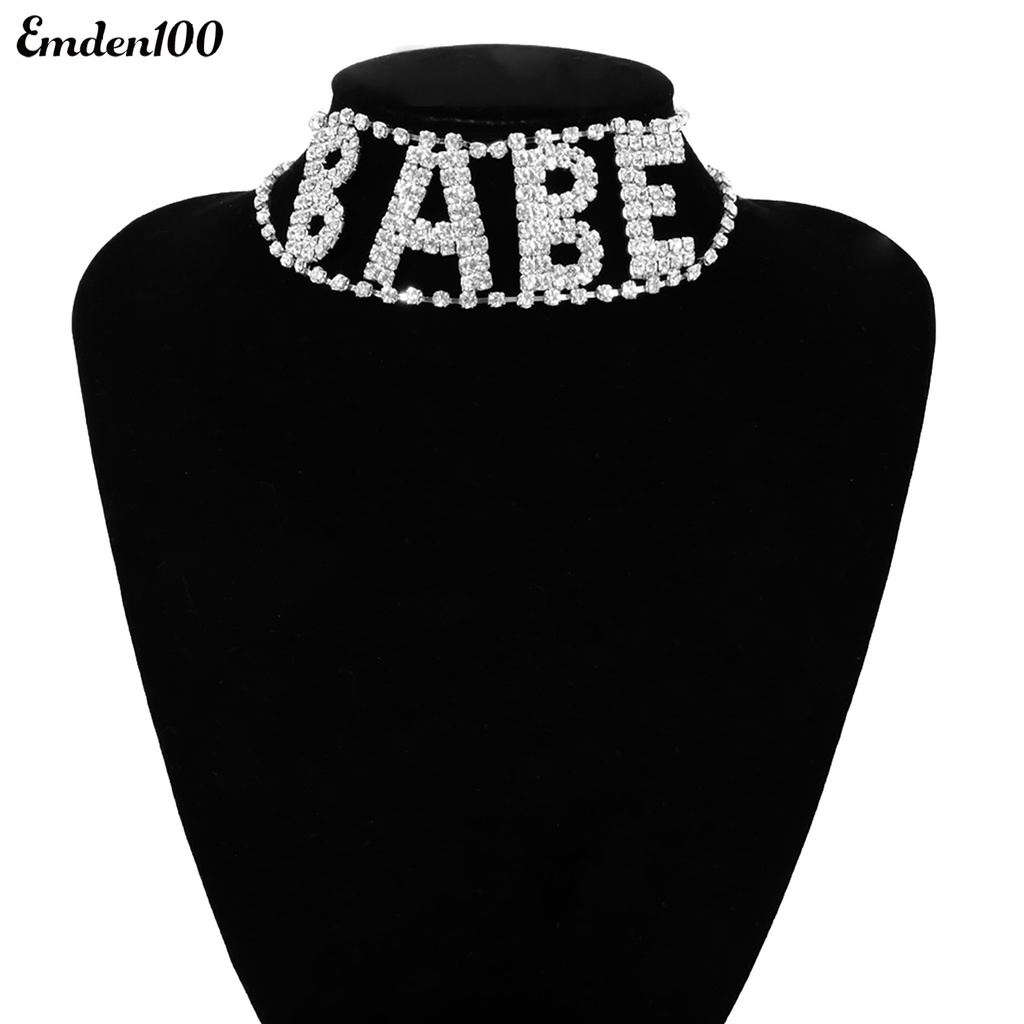 Vòng Cổ Đính Đá Không Phai Màu Thời Trang Cho Nữ