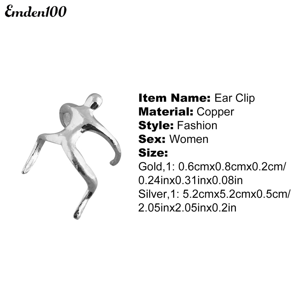 1 Khuyên Kẹp Vành Tai Thời Trang Cá Tính