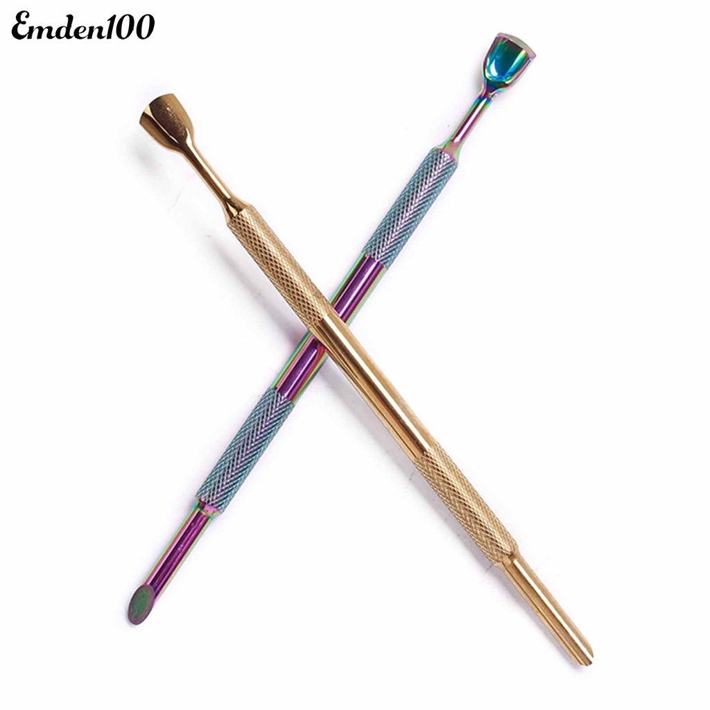 Dụng Cụ Cắt Móng Bằng Thép Không Gỉ Hai Đầu Dạng Cong / Vòng Cung