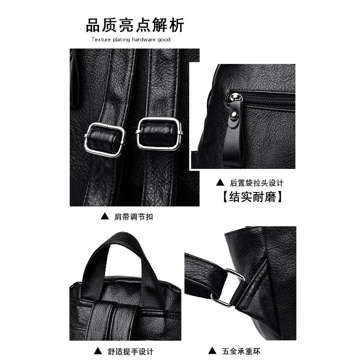 Ba Lô Đi Học / Du Lịch Cỡ Lớn Thời Trang Hàn Quốc Cho Nữ