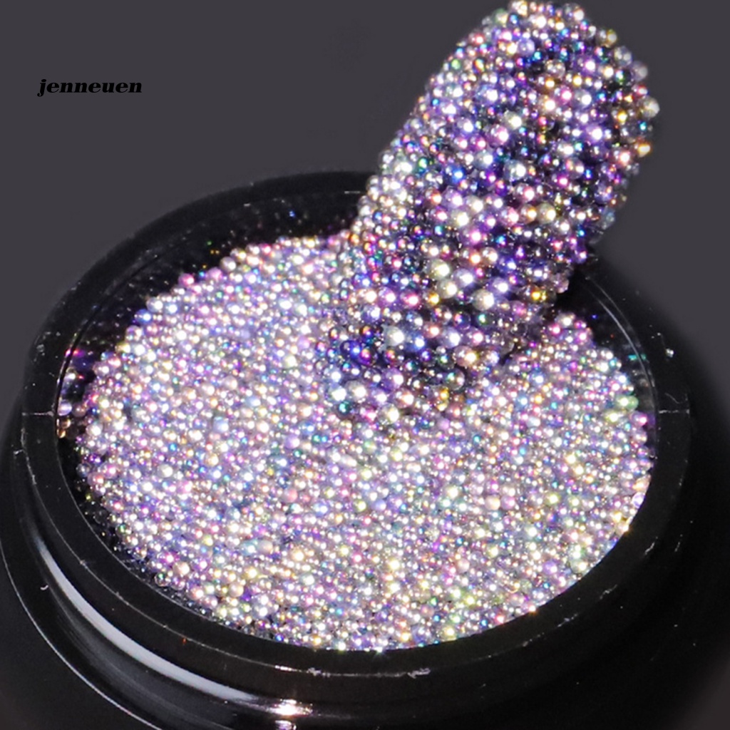 1 Hộp Hạt Laser JEN Phản Quang Nhiều Màu Sắc Dùng Trang Trí Móng Tay Nghệ Thuật