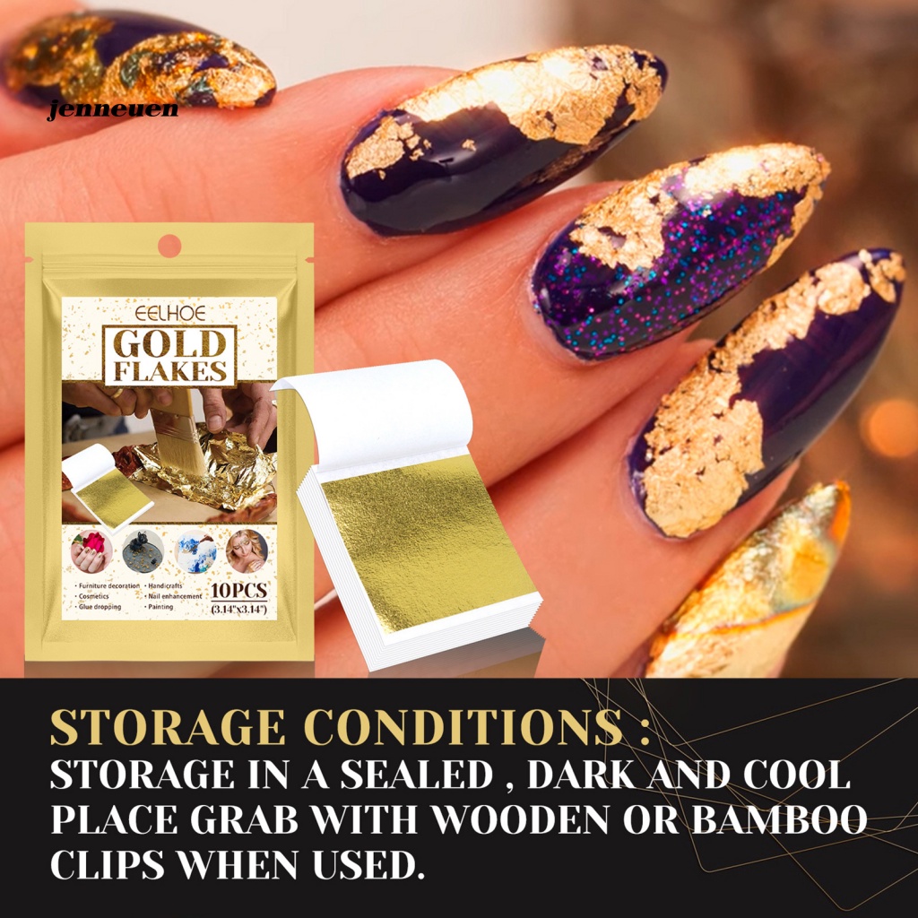 1 Túi Lá Nhôm Sequin Lấp Lánh Bắt Mắt Dùng Trang Trí Móng Nghệ Thuật