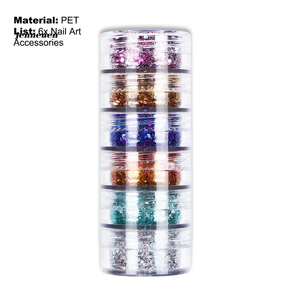 1 Set Phụ Kiện Trang Trí Móng Tay Lấp Lánh Xinh Xắn