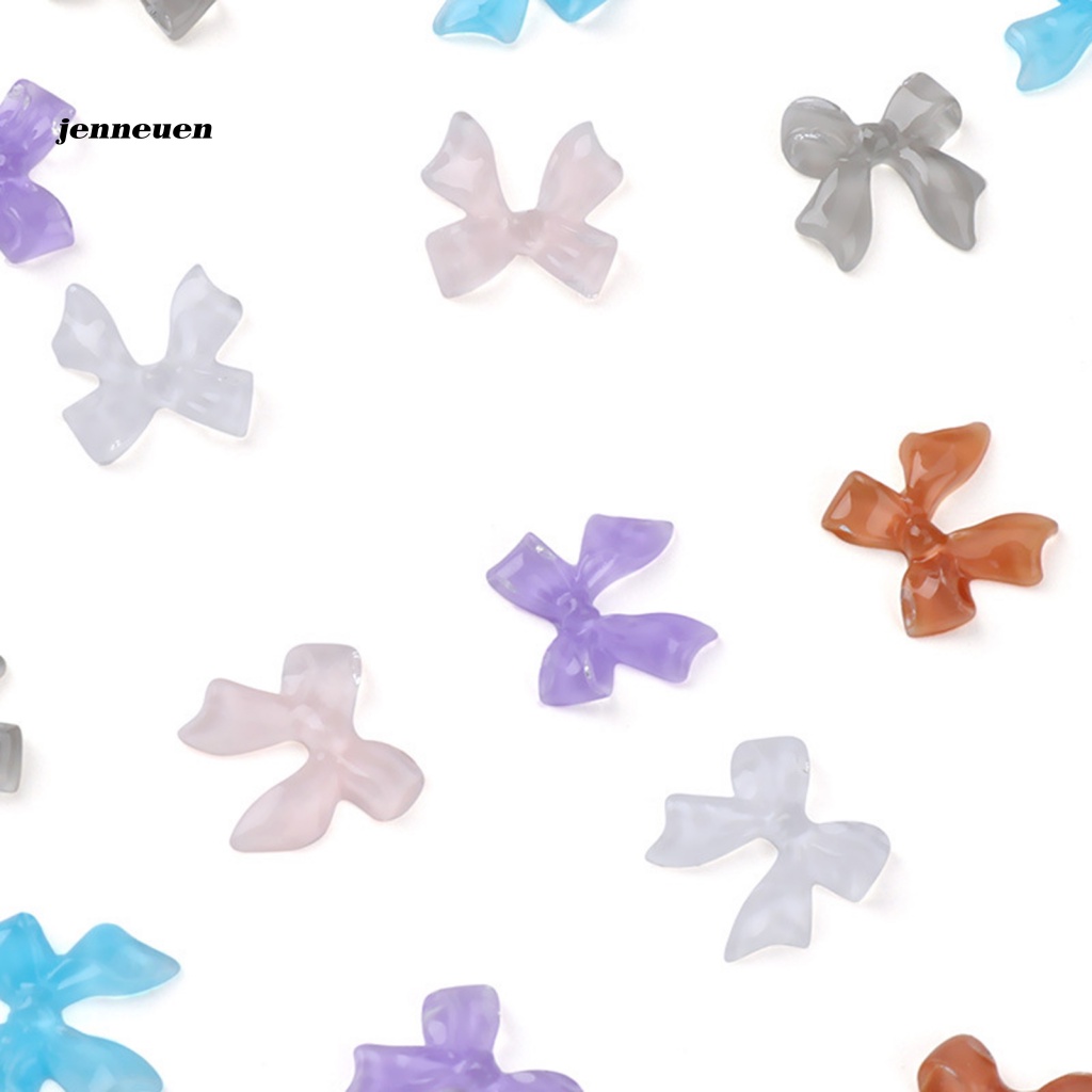 Set 50 Phụ Kiện Nơ Trang Trí Móng Tay Nghệ Thuật Cho Nữ DIY