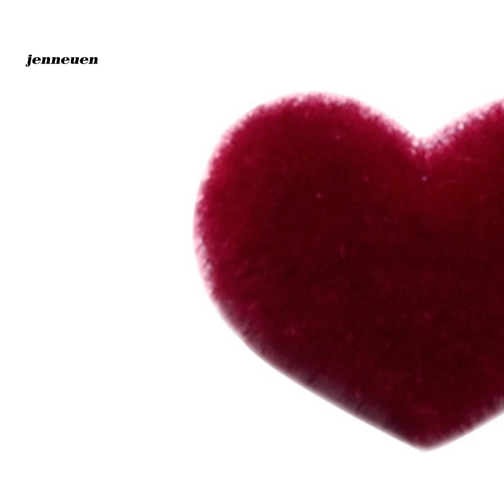 Bộ 20 Phụ Kiện Trang Trí Móng Tay Hình Trái Tim Phẳng Thời Trang Thu Đông