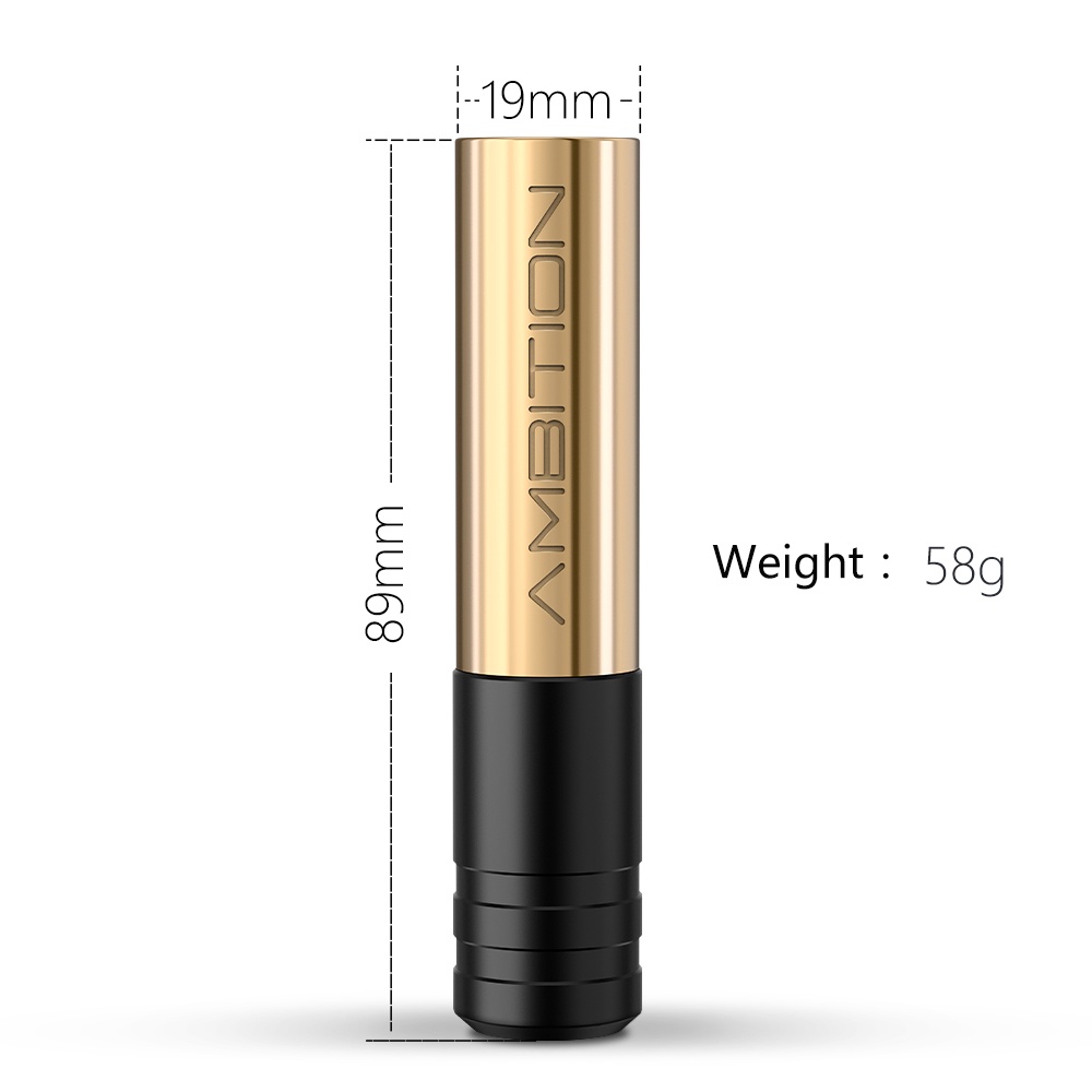 Bút xăm lông mày / kẻ mắt / môi đầu /phun xăm môi AMBITION PMU 3.5mm dạng xoay tiện dụng