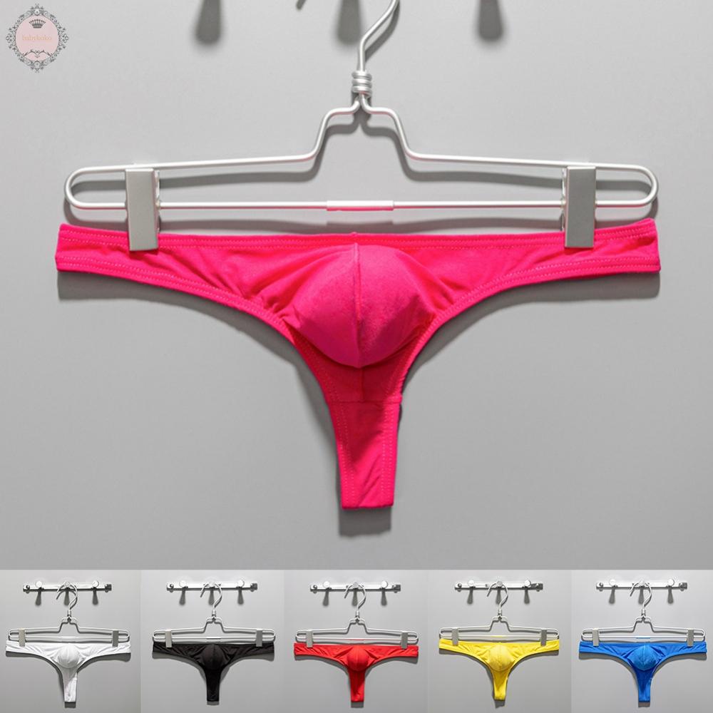 Mens Underwear Breathable T-back Briefs Thongs G-string Underpants Jockstrap