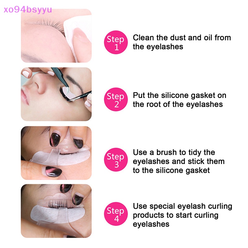 Set 5 Cặp Đệm Silicon Uốn Cong Lông Mi 3D xo94bsyyu