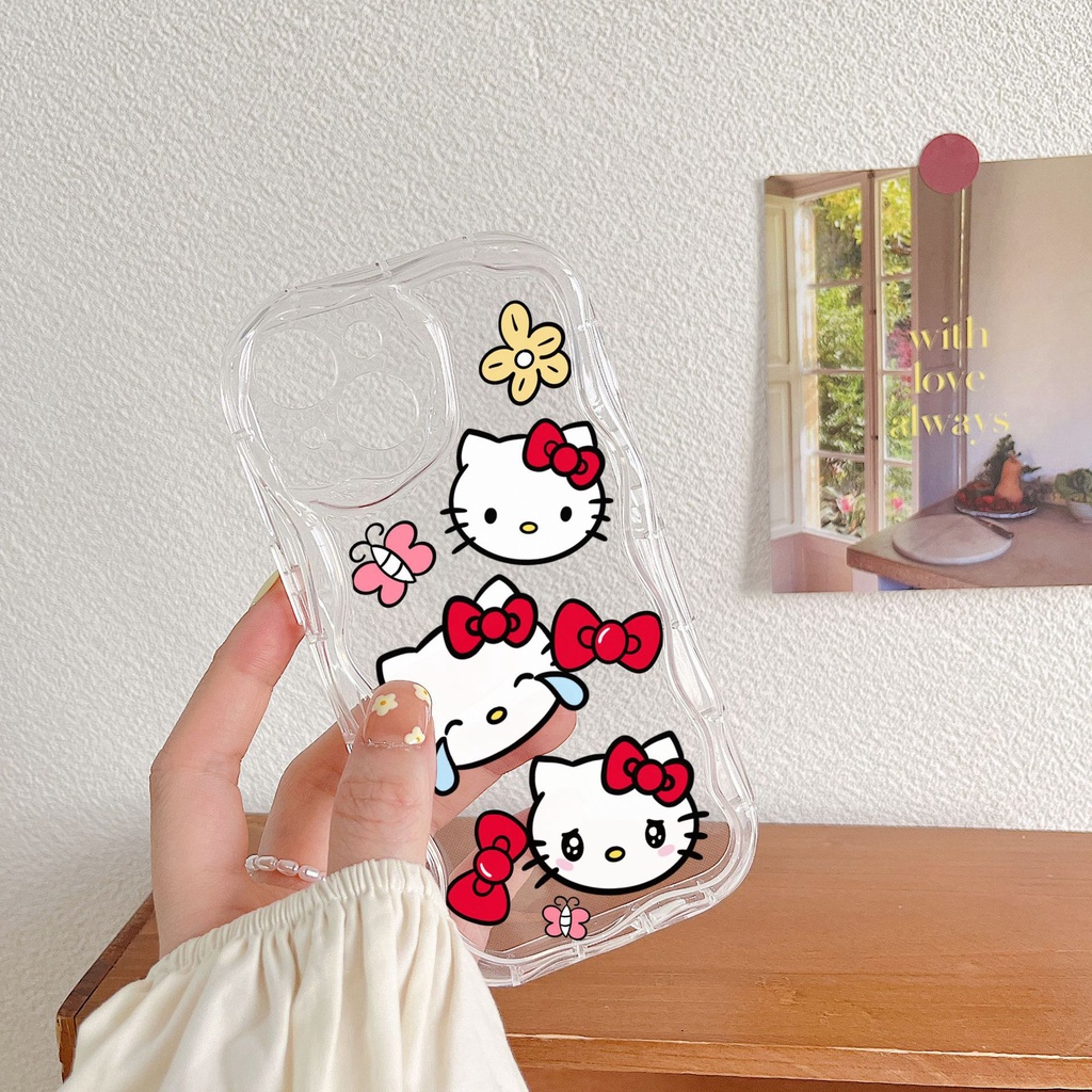Ốp Điện Thoại TPU Mềm Trong Suốt Chống Sốc Họa Tiết Sóng Biển Cho Iphone 14 Plus 13 Pro Max 12 11 X Xs Xr 8 7