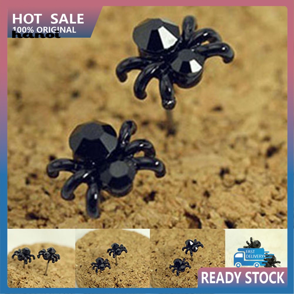 Khuyên Tai Hình Nhện 3D Thời Trang Cho Nữ