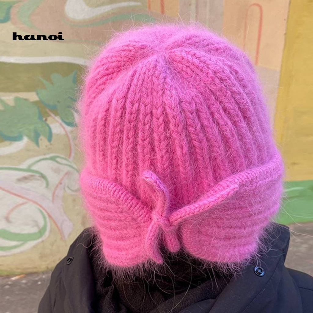 Mũ beanie Trùm Tai Giữ Ấm Thời Trang Cho Nữ