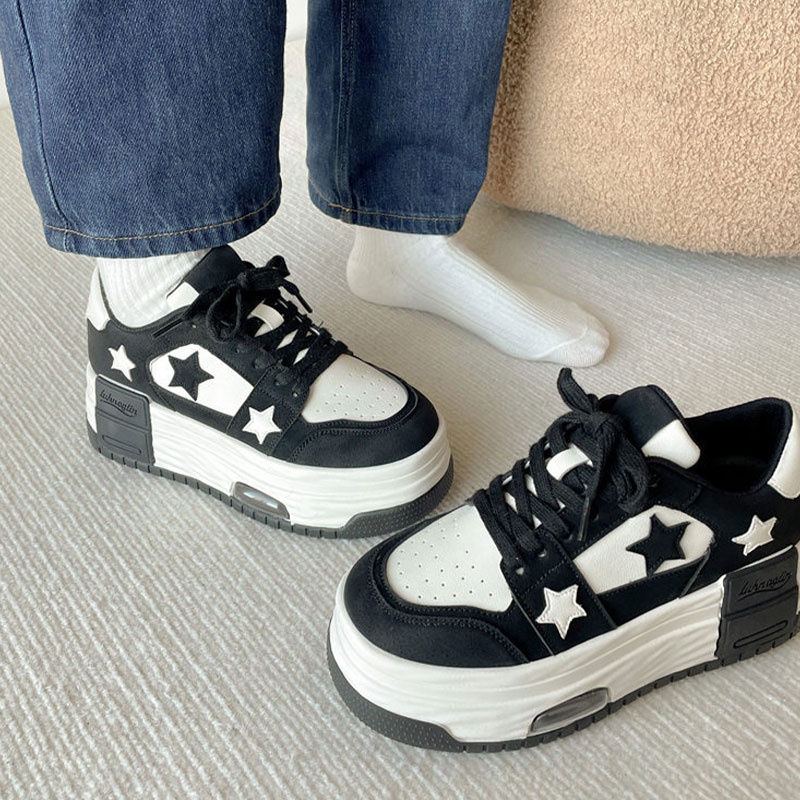 YAOLI  Giày Thể Thao Đế Dày Tăng Chiều Cao Siêu Nhẹ Thiết Kế Mới Năng Động Thời Trang