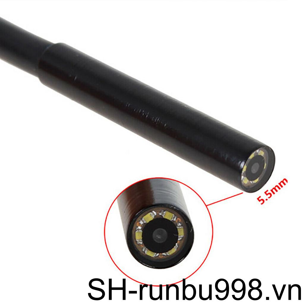 Camera 5 5mm IP67 Chống Nước 3 Trong 1 Dây Cáp 5 / 10m Cho Điện Thoại / Máy Tính