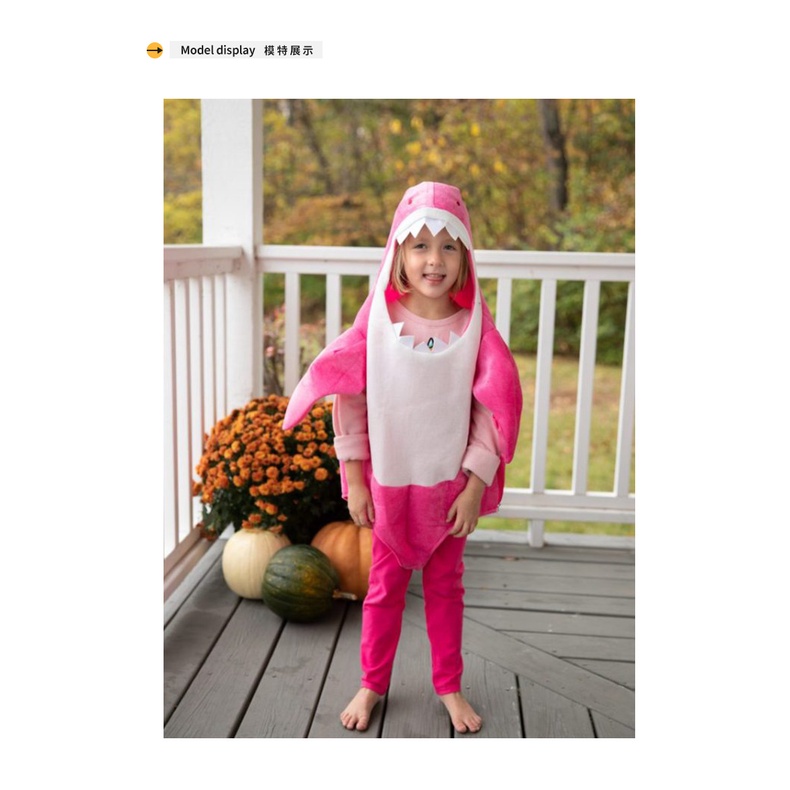 Trang Phục Hóa Trang Cá Mập Nhân Dịp Halloween Dễ Thương Cho Người Lớn Và Trẻ Em # 1