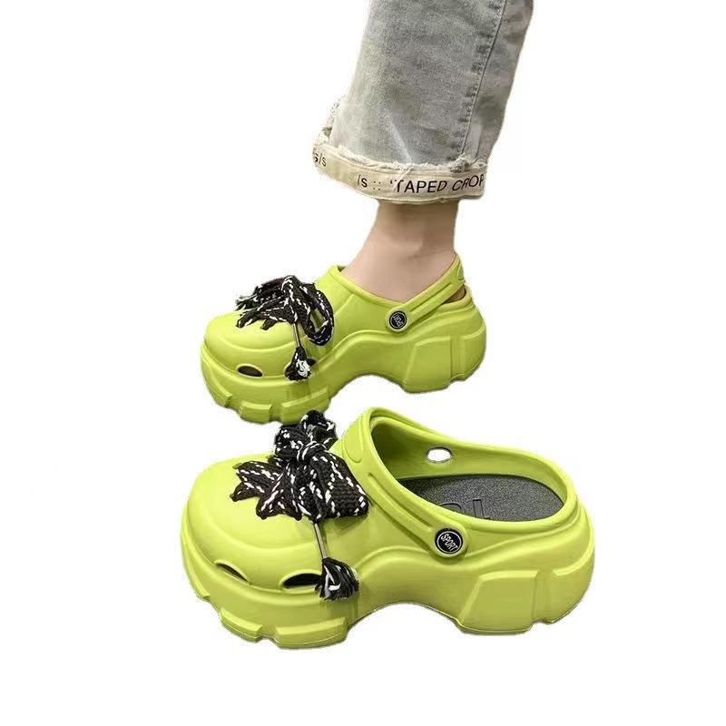 FEIJIANU dép Cross dép sandal nữ giày đi biển đáng yêu thoải mái29Z23072121