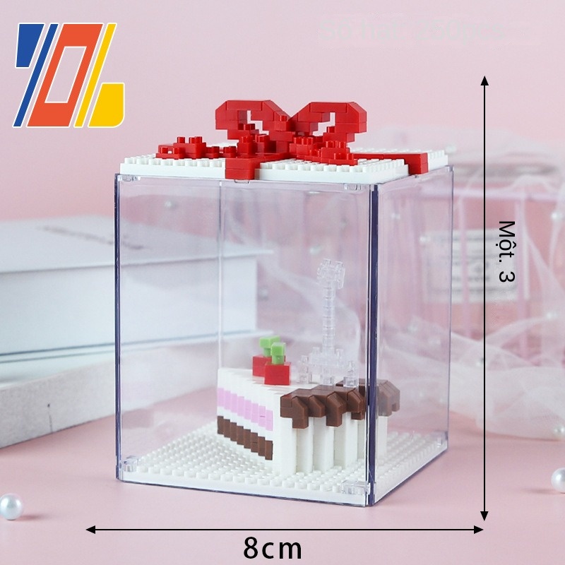 Bộ Đồ Chơi LEGO Xếp Hình Hộp Bánh Kem Cỡ Nhỏ Dễ Thương Cho Bé