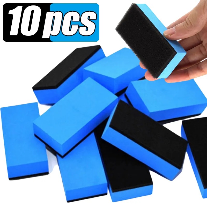 Bộ 10 Mút Đánh Bóng Xe Hơi / Đồ Da Mạ Pha Lê