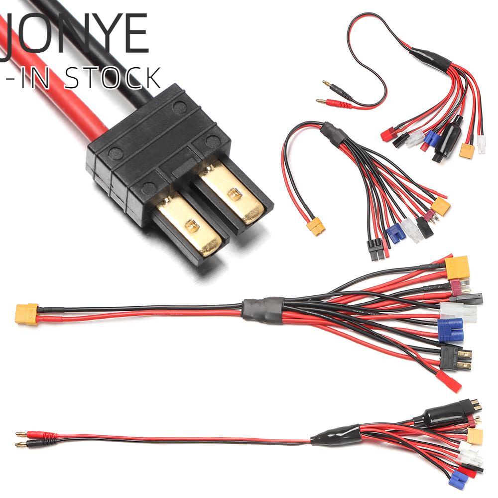 Dây Cáp Sạc Pin Lipo Chuyển Đổi Đầu Vào / Đầu Vào 4.0mm Thành Đầu Ra JST T XT60 EC3 Futaba Tamiya Mini