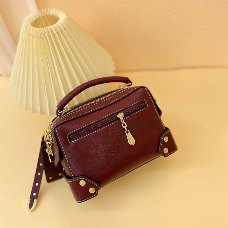 Túi Đeo Vai Boston Chính Hãng Họa Tiết Gấu Hoạt Hình Phong Cách Pháp Thời Trang Cho Nữ