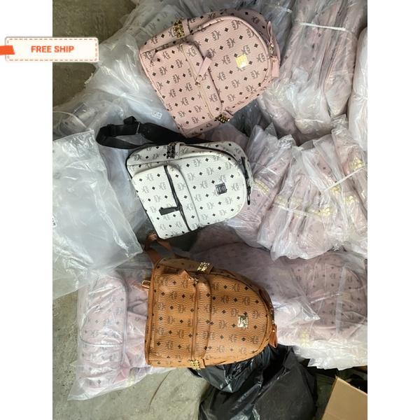 ✅Balo da PU chống nước chữ MOM size 40 phong cách hàn quốc thời trang 2023