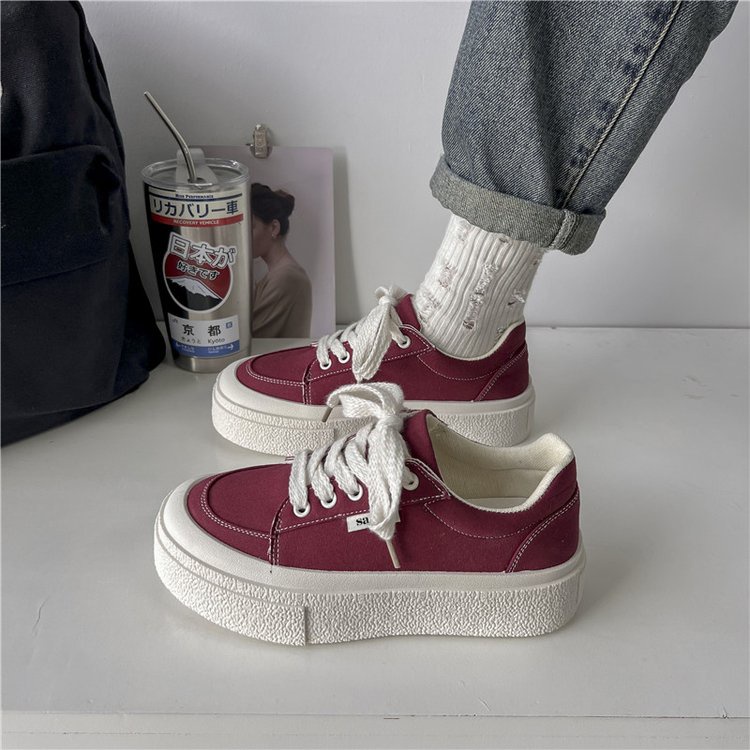Giày Thể Thao Vải Bạt Thời Trang Hàn Cho Nữ