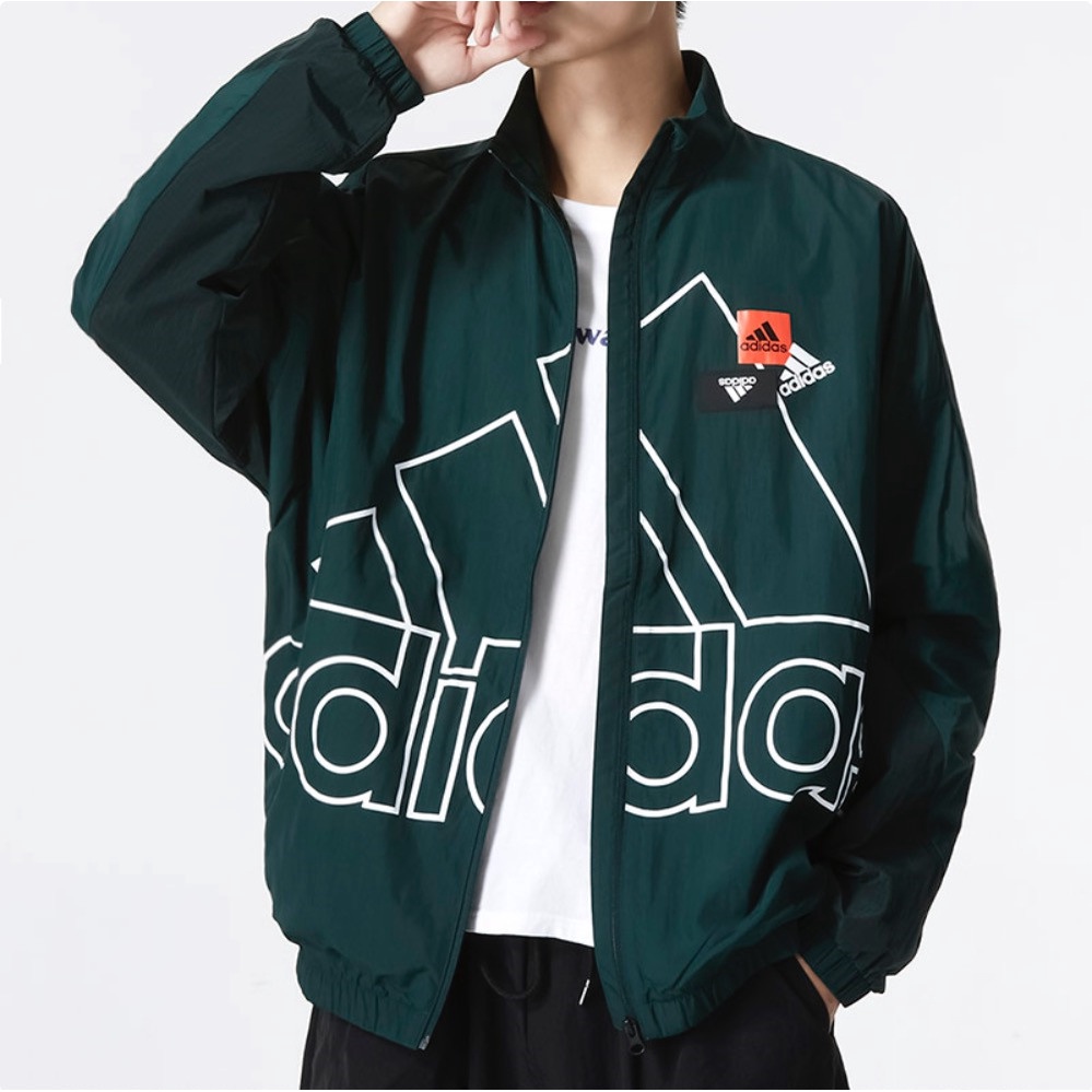 Áo Khoác Thêu Logo Adidas Chính Hãng 100%