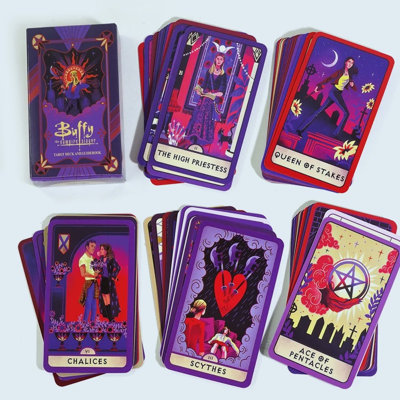 78 Cards Buffy the Vampire Slayer Tarot Deck Follow the wisdom of Buffy beautifully illustrated Fortune Telling Game Divination