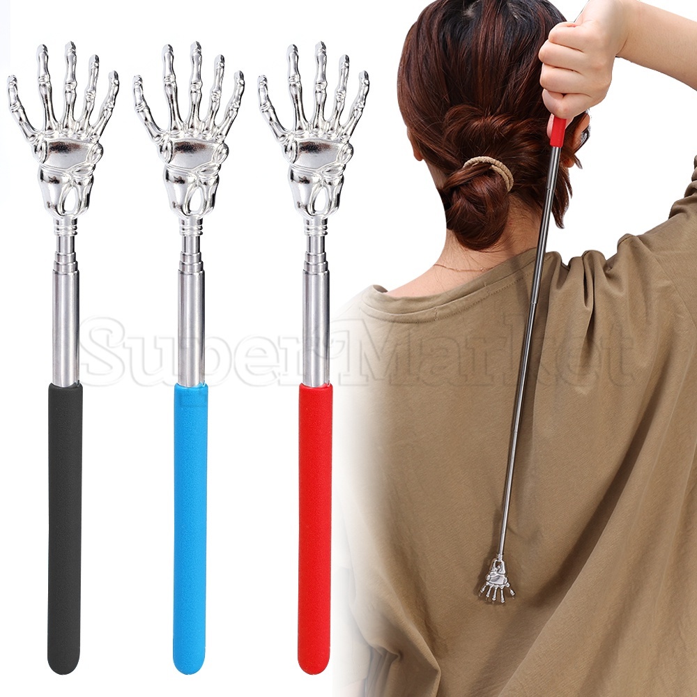 Gậy Gãi Lưng Hình Móng Vuốt Bằng Thép Không Gỉ Có Thể Thu Gọn