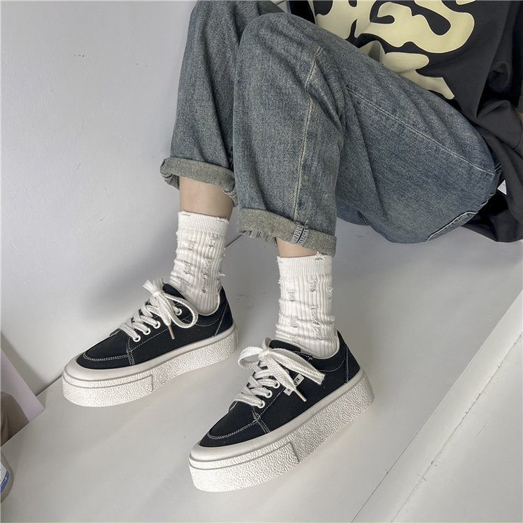 Giày Thể Thao Vải Bạt Thời Trang Hàn Cho Nữ