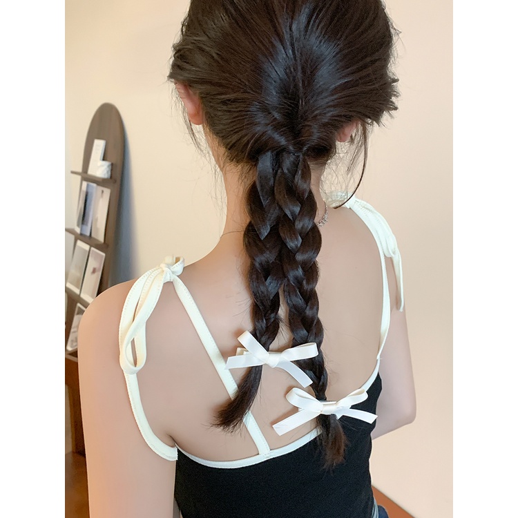 Kẹp Tóc Nơ Ruy Băng Nhiều Màu Dễ Thương Thời Trang Mùa Hè Cho Bạn Gái