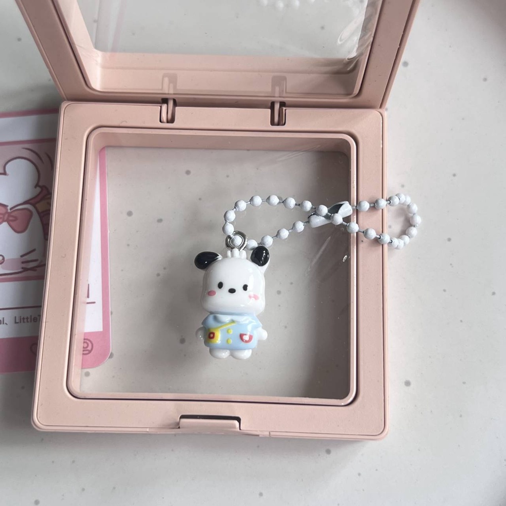 Móc Khóa Hình Chú Chó Sanrio Melody Kuromi Cinnamon Dễ Thương Dùng Làm Quà Tặng Cho Bạn Gái