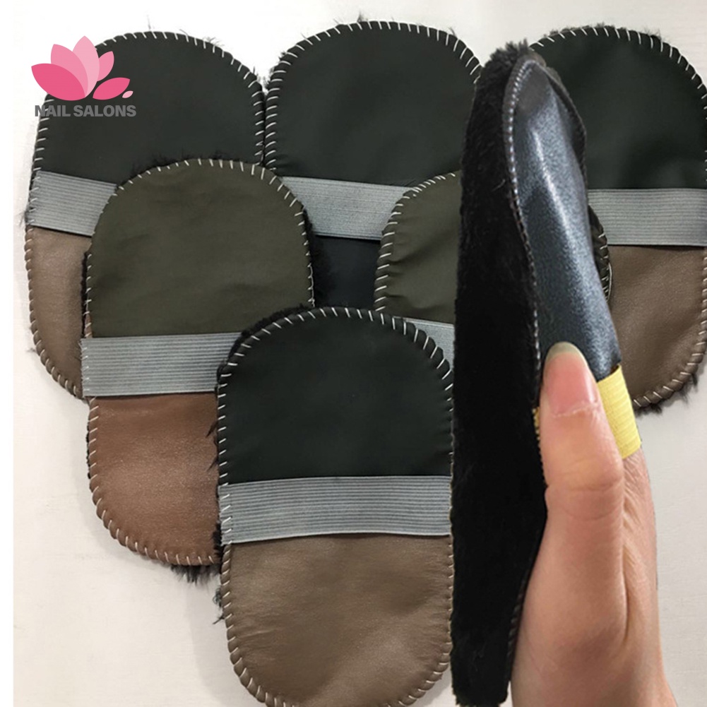 Găng Tay Lông Cừu Giả Mềm Mại Dùng Để Lau Chùi Đánh Bóng Giày Da