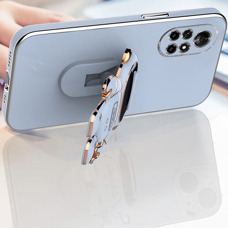 Ốp Điện Thoại Silicone Mềm Đế Đứng In Hình Phi Hành Gia Cho OPPO Reno 10 Pro Plus 5G