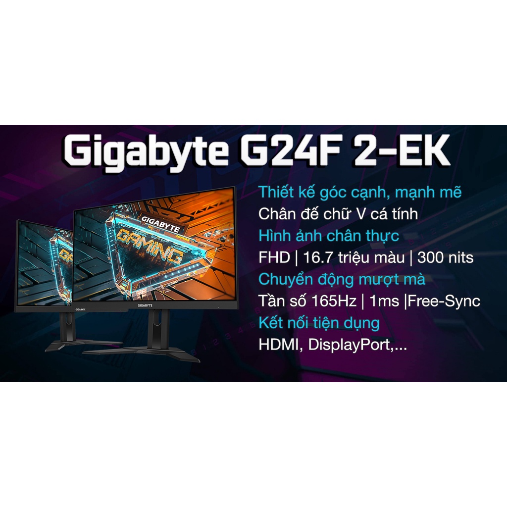 MÀN HÌNH GAMING GIGABYTE G24F 2