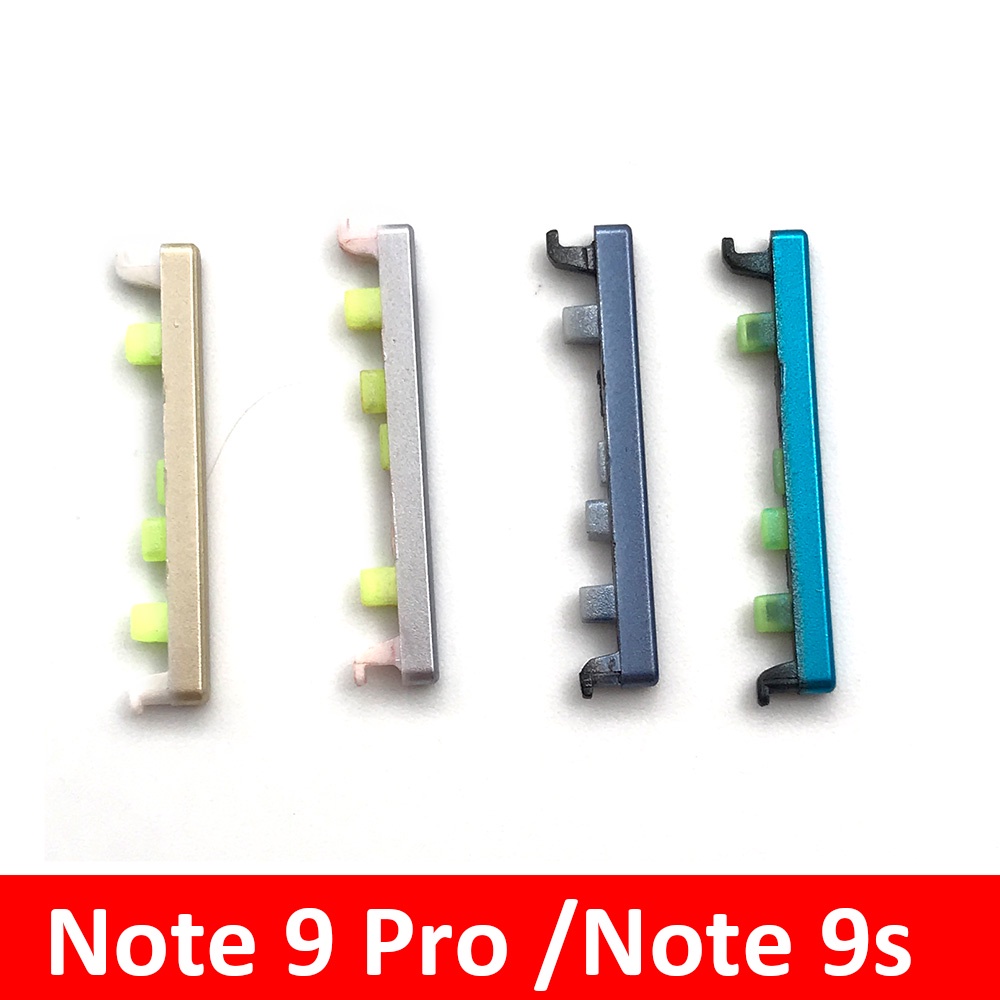 Nút nguồn âm lượng thay thế mới phím bên cho xiaomi redmi note 7/7 pro note 8 note 9 pro 9s phím nút bên âm lượng nguồn
