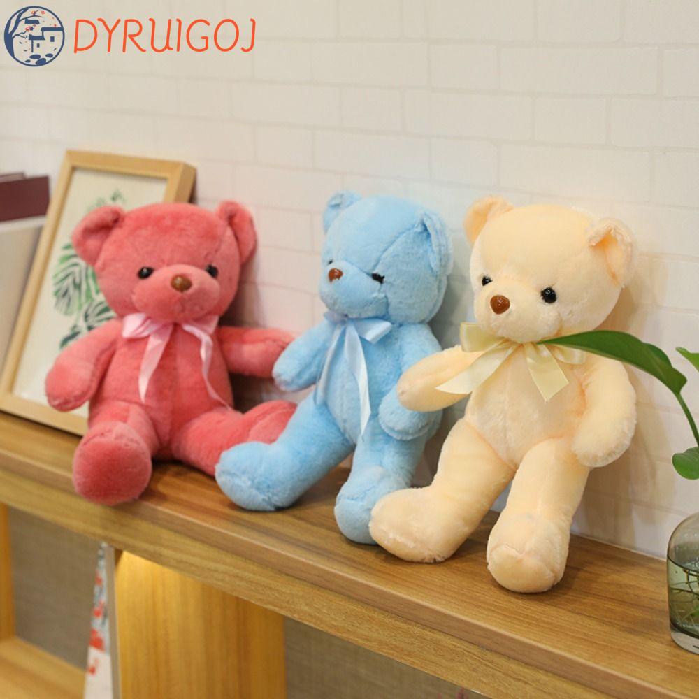 Thú Nhồi Bông Hình Gấu Teddy Thắt Nơ Bằng Lụa Lãng Mạn Trang Trí Trong Nhà / Tiệc Cưới