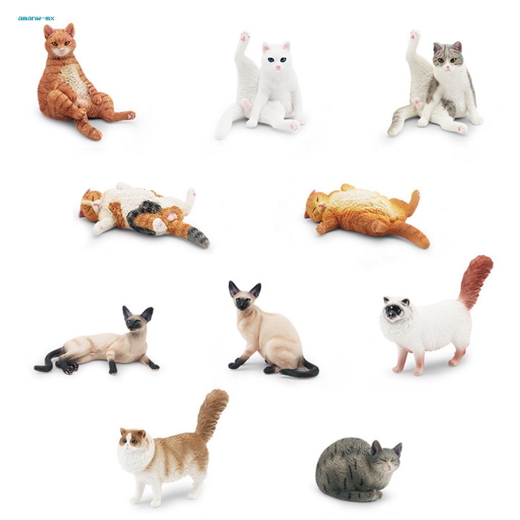 Đồ trang trí Chú Mèo Mini Dễ Thương Dùng Trang Trí Bàn Làm Việc