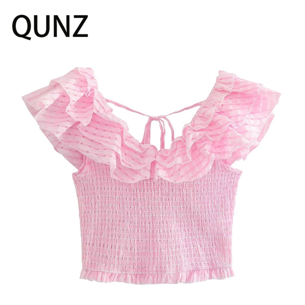 Qunz Áo Vest Ren Hồng Giải Trí Đa Năng 4675