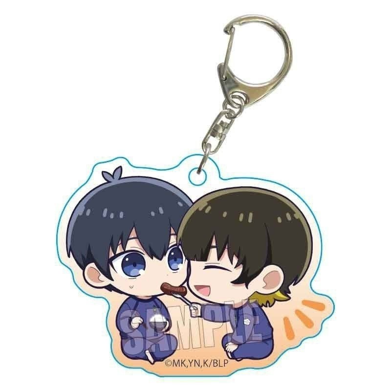 Móc khóa BLUE LOCK ver HOẠT ĐỘNG in hình anime chibi mica trong acrylic keyring dễ thương