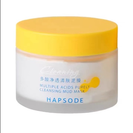 Mặt Nạ Bùn Làm Sạch Sâu Lỗ Chân Lông Loại Bỏ Mụn Đầu Đen 100G hapsode