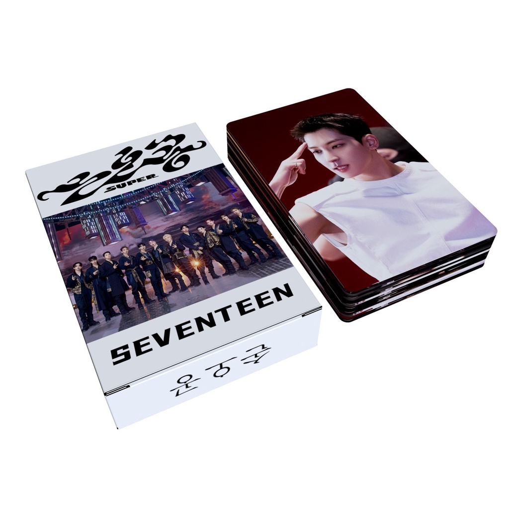55pcs/box SEVENTEEN FML Photocards 10th Mini Album Lomo Cards SUPER Kpop Postcards LETAOTAO2023